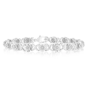 Luminesce Lab Grown Diamond bracelet in Sterling Silver