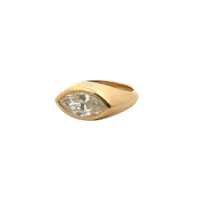 Marquise Bezel Diamond Ring