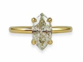 Marquise Diamond Solitaire Engagement Ring