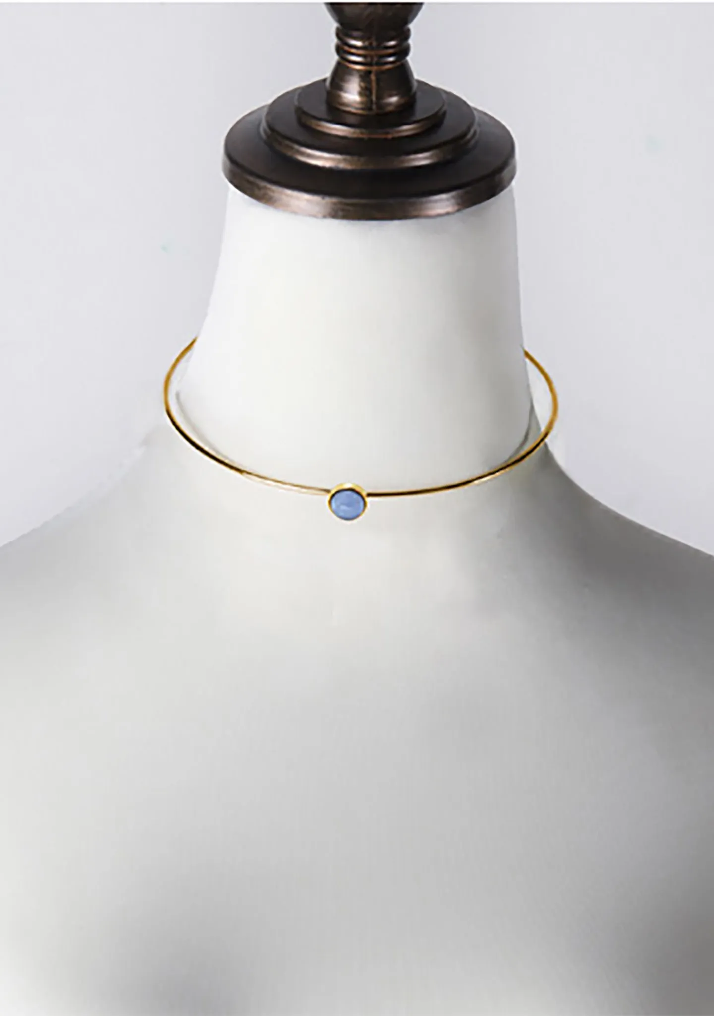 Mia Choker in Gold/Sky