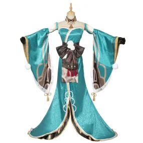 Miss Hina Costumes Genshin Impact Cosplay Outfit Gorou Halloween Carnival Outfi Female