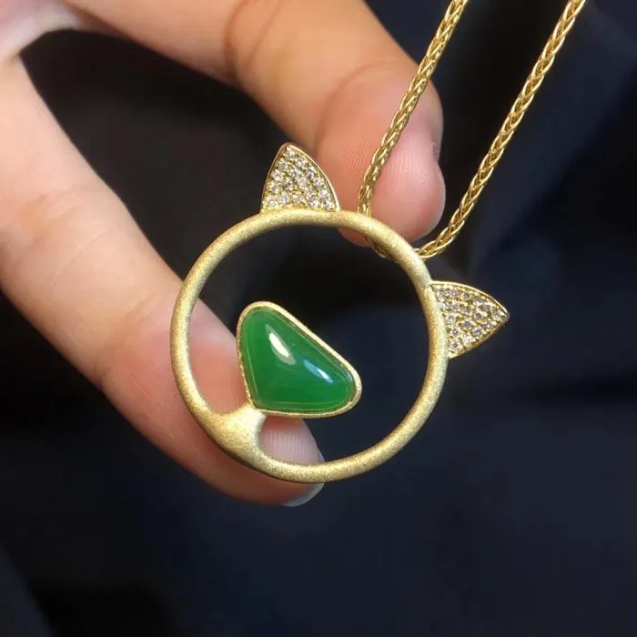 Natural Jade Necklace Jadeite Necklace NNE079