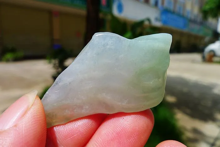 Natural Jade Rough Jadeite Raw (12g,4.3X2.3X0.9cm)