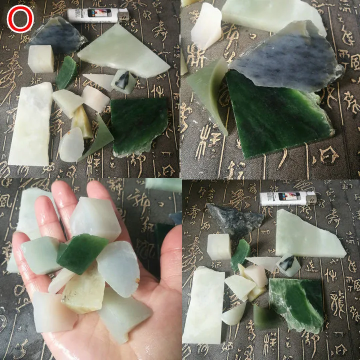 Natural KunLun   Siberian Russia Jade Rough Nephrite Remains