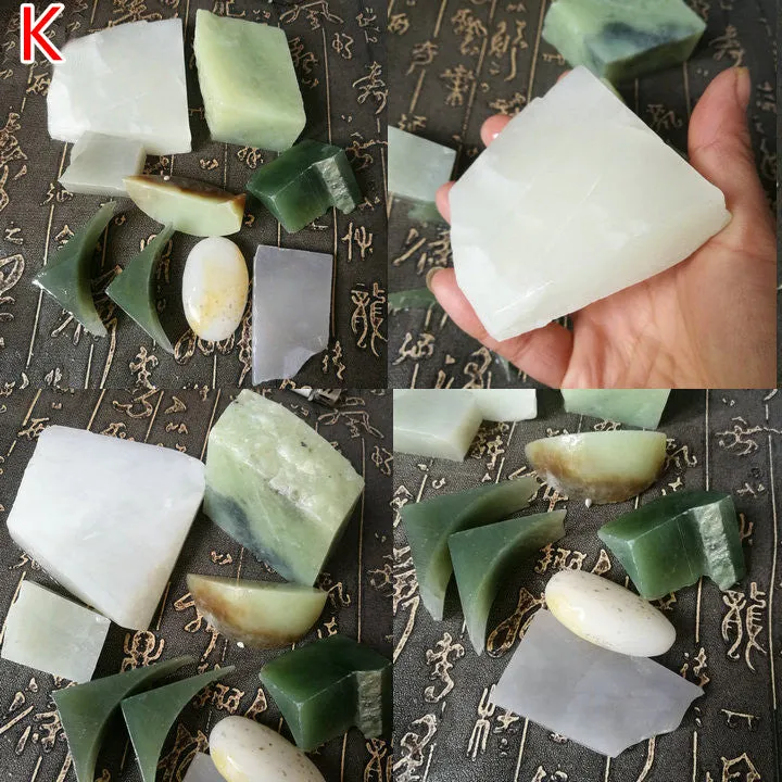 Natural KunLun   Siberian Russia Jade Rough Nephrite Remains