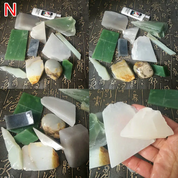 Natural KunLun   Siberian Russia Jade Rough Nephrite Remains