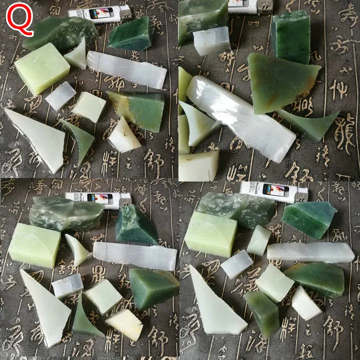 Natural KunLun   Siberian Russia Jade Rough Nephrite Remains