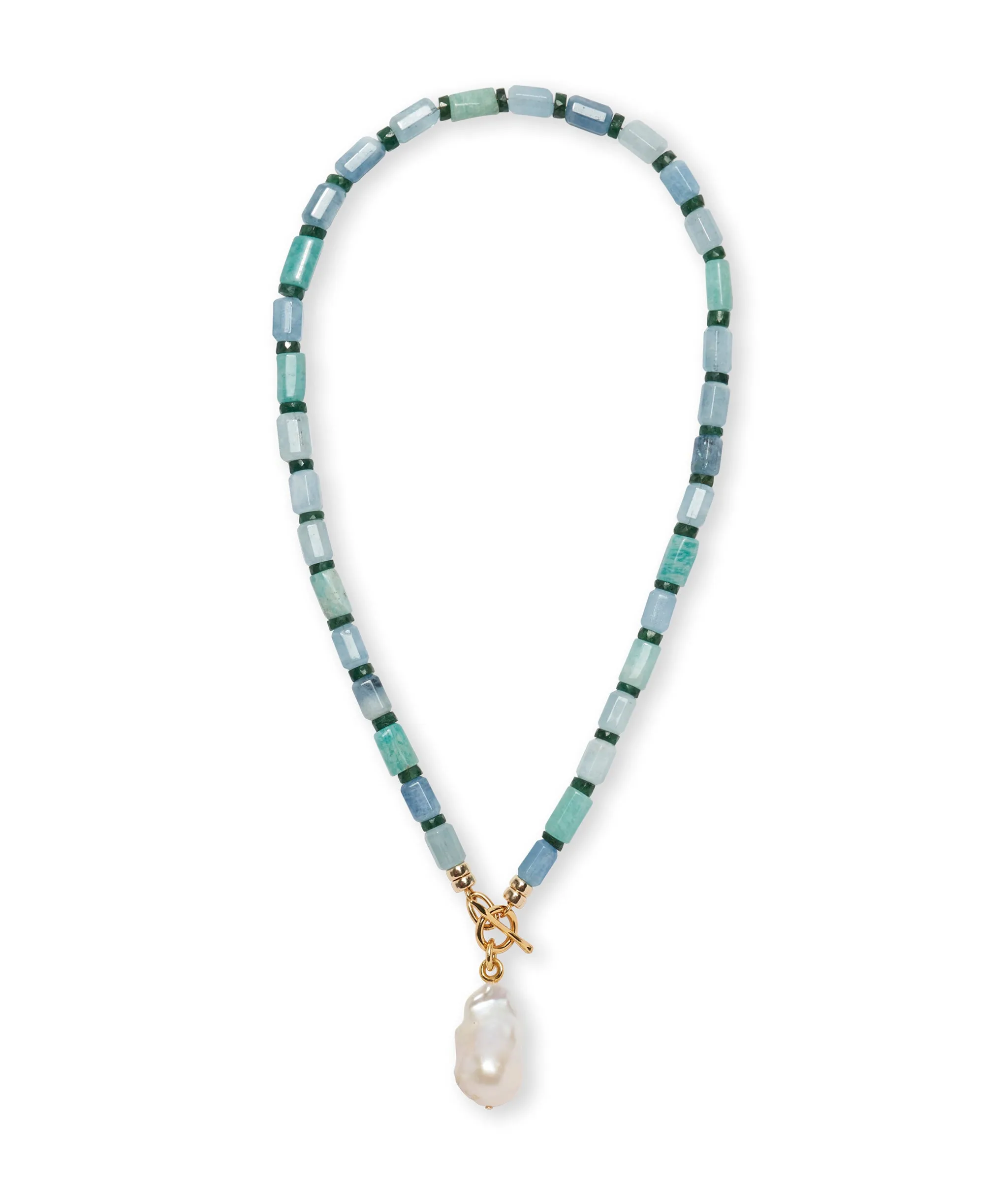 Pearl Isle Necklace in Sea