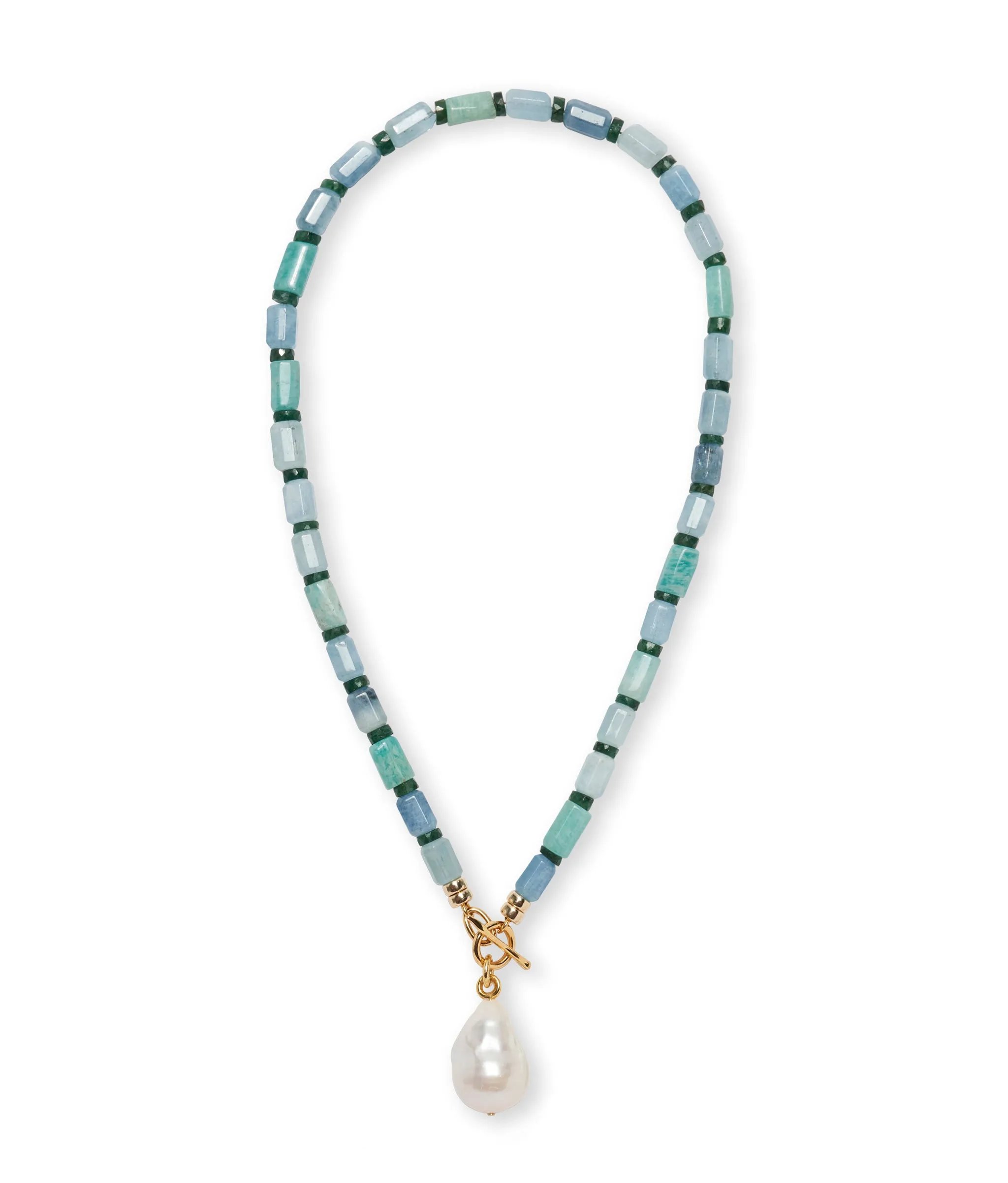 Pearl Isle Necklace in Sea