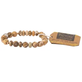 Picture Jasper Stone Stacking Bracelet