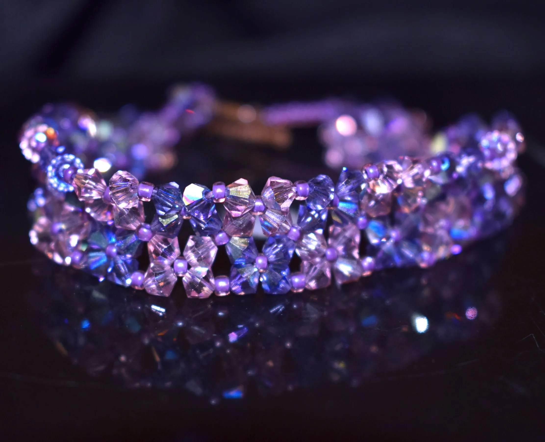 Purple bracelet