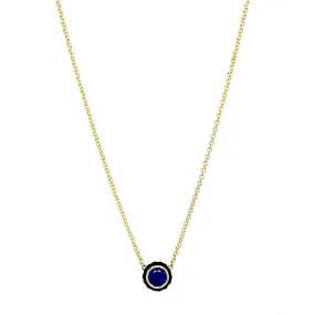 Royal Blue Montana Sapphire Necklace - "Chroma"