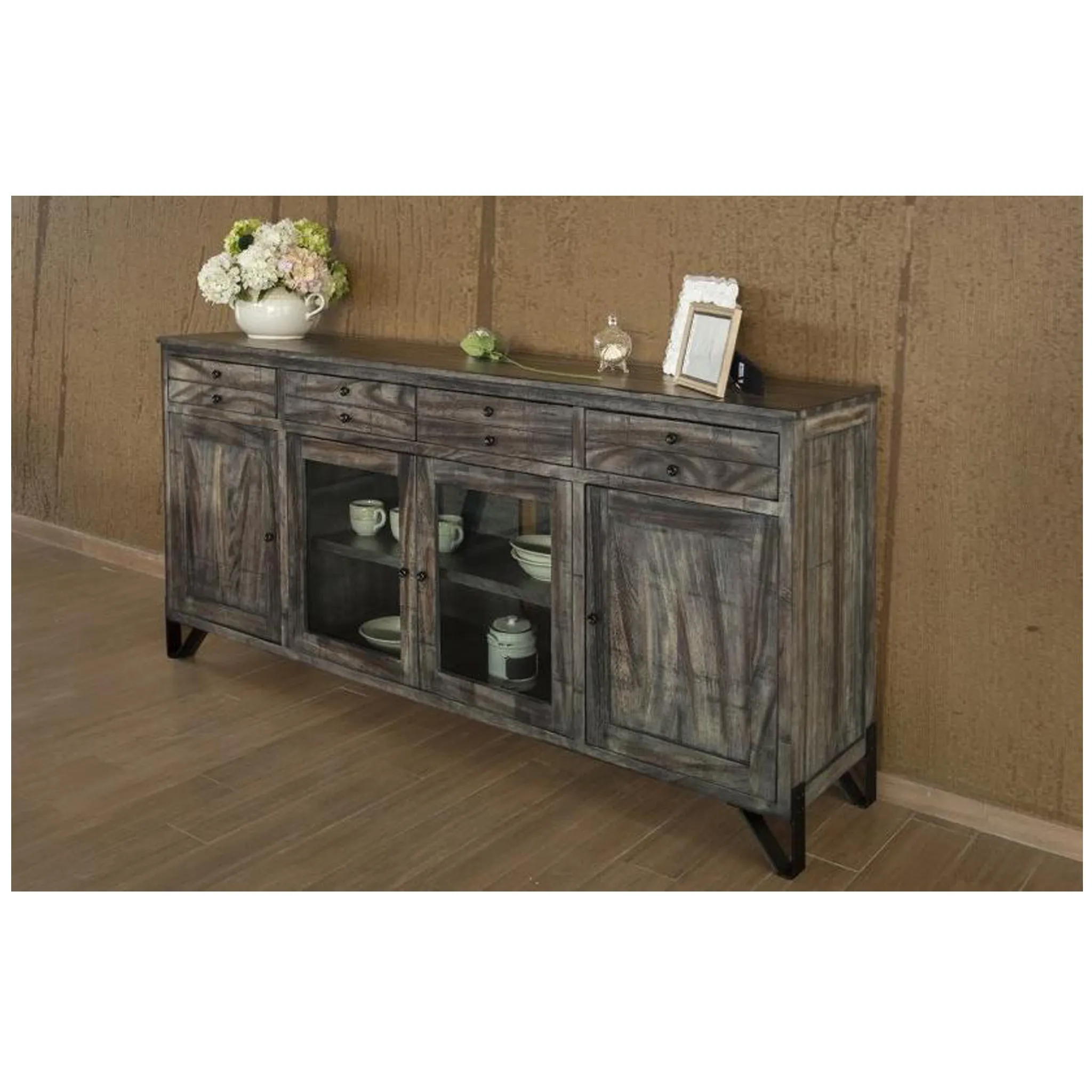 Sawyer Parota Hairpin TV Stand - 80"