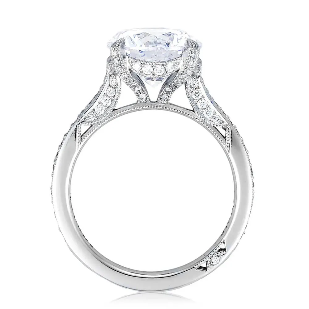 Tacori RoyalT 3/4 Way Round Cut Diamond Engagement Ring HT2627RD8