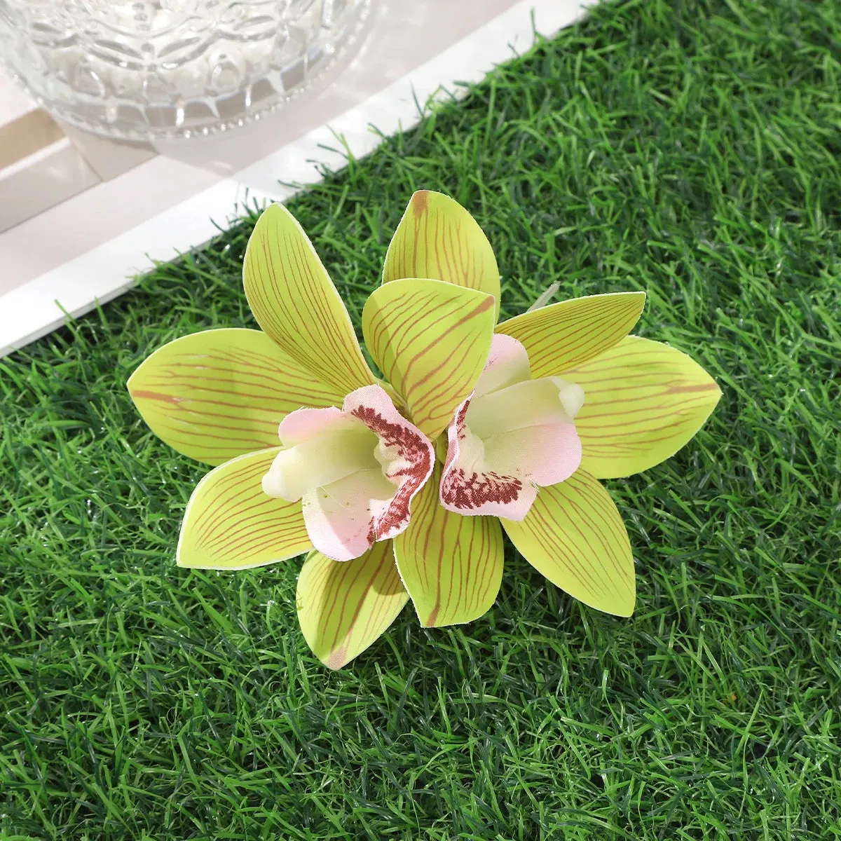 TAVIMART  -  Gladiolus Hairpin Flowers Small Hair Clips Bohemia Bridal Flowers Hair Clips Hairpins Barrette For Wedding Hair Accessories