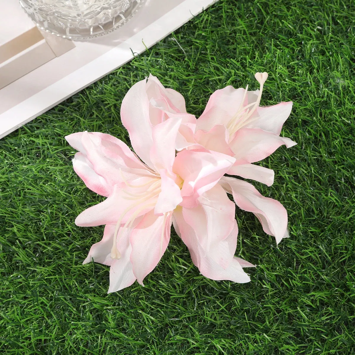 TAVIMART  -  Gladiolus Hairpin Flowers Small Hair Clips Bohemia Bridal Flowers Hair Clips Hairpins Barrette For Wedding Hair Accessories