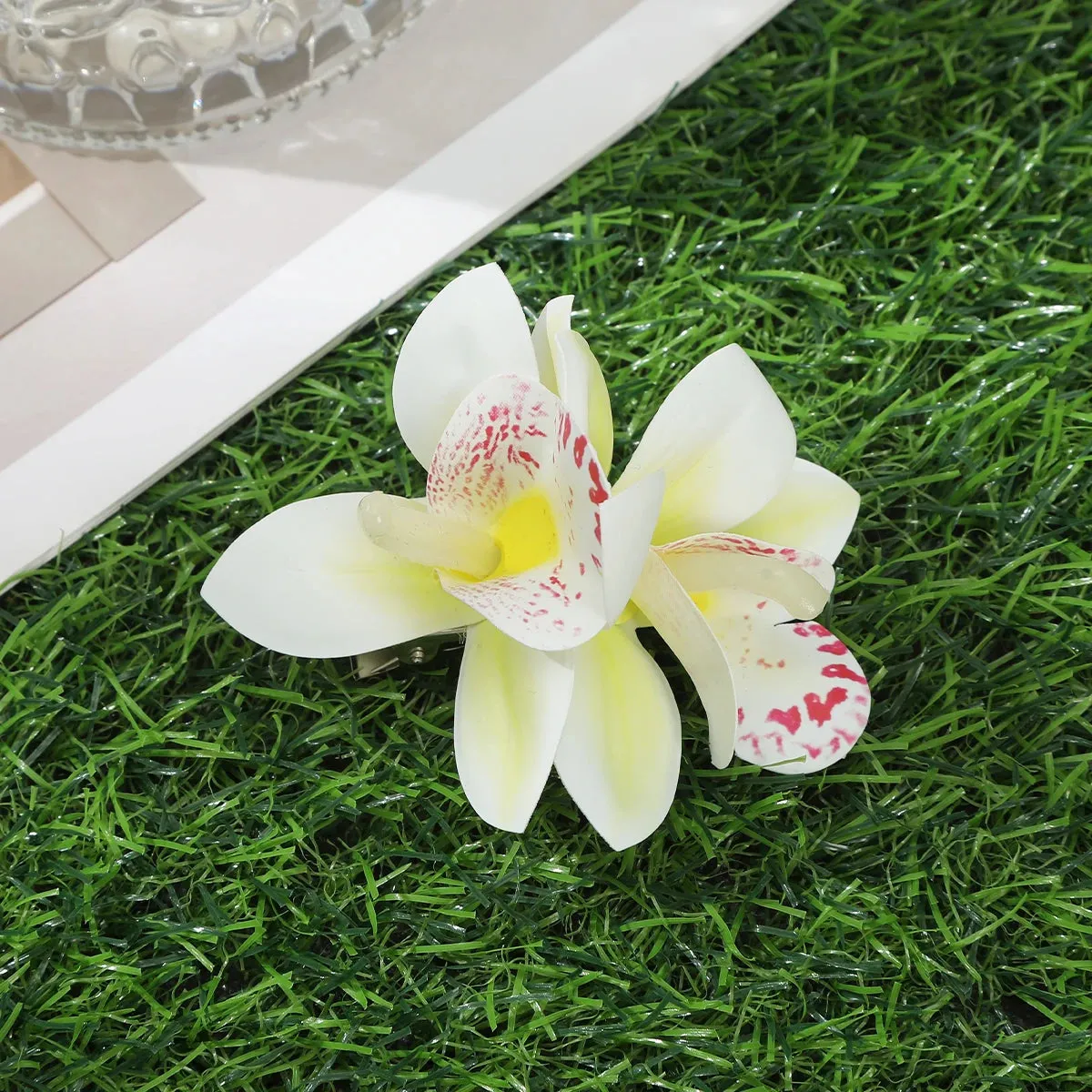 TAVIMART  -  Gladiolus Hairpin Flowers Small Hair Clips Bohemia Bridal Flowers Hair Clips Hairpins Barrette For Wedding Hair Accessories