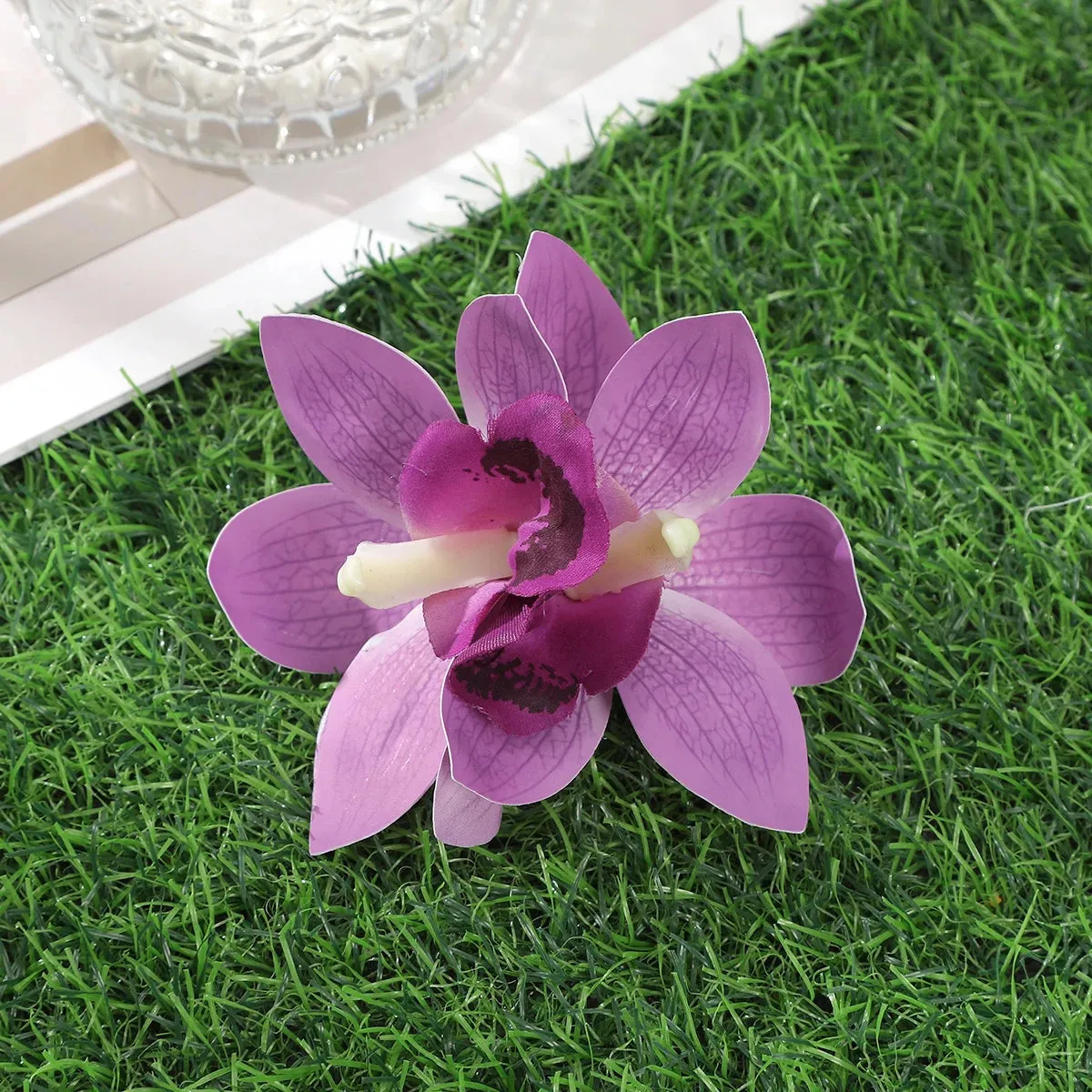 TAVIMART  -  Gladiolus Hairpin Flowers Small Hair Clips Bohemia Bridal Flowers Hair Clips Hairpins Barrette For Wedding Hair Accessories