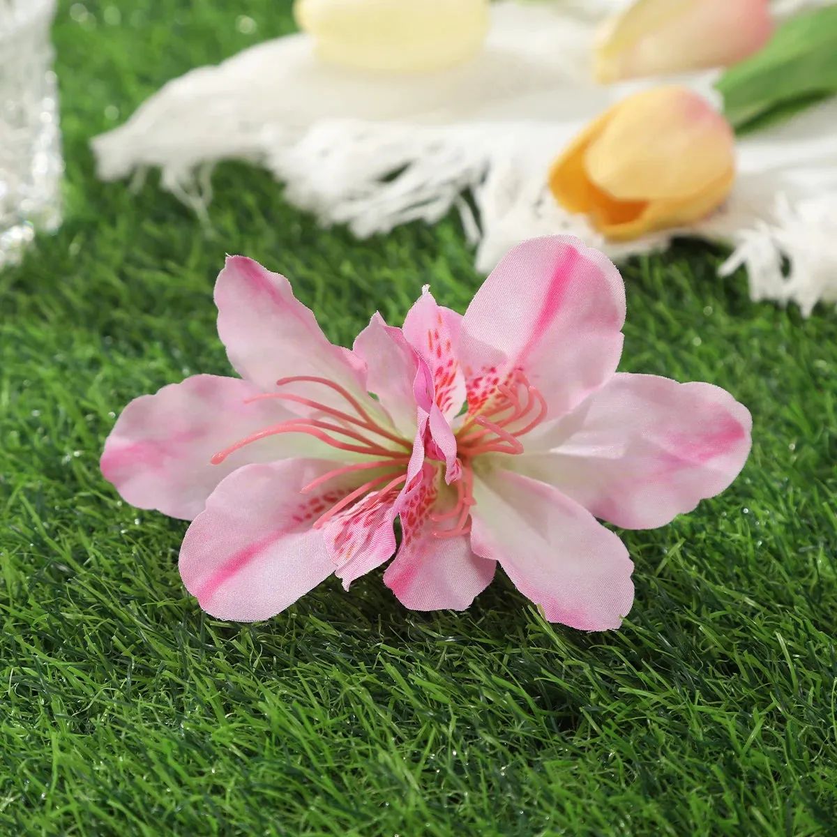 TAVIMART  -  Gladiolus Hairpin Flowers Small Hair Clips Bohemia Bridal Flowers Hair Clips Hairpins Barrette For Wedding Hair Accessories