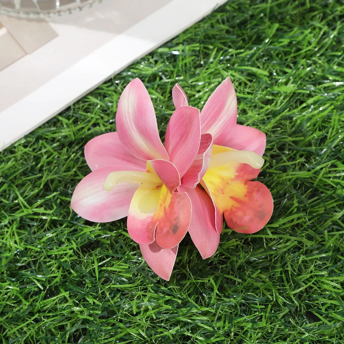 TAVIMART  -  Gladiolus Hairpin Flowers Small Hair Clips Bohemia Bridal Flowers Hair Clips Hairpins Barrette For Wedding Hair Accessories