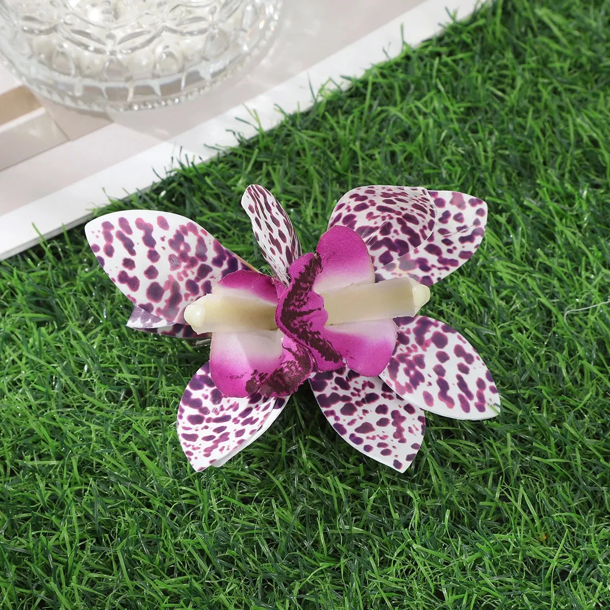 TAVIMART  -  Gladiolus Hairpin Flowers Small Hair Clips Bohemia Bridal Flowers Hair Clips Hairpins Barrette For Wedding Hair Accessories