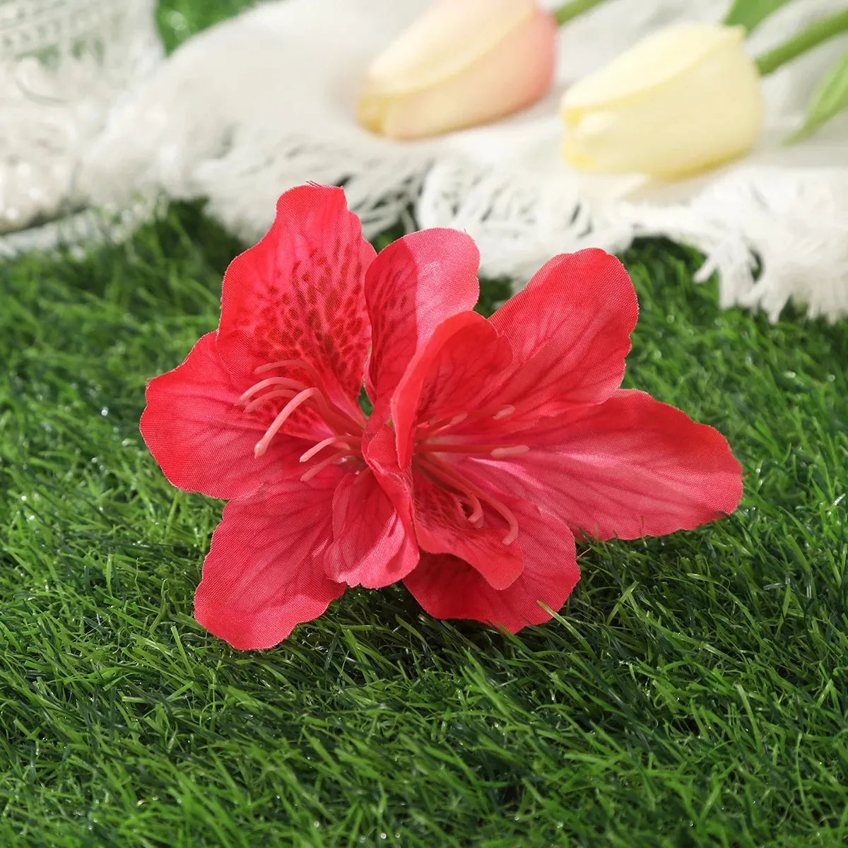 TAVIMART  -  Gladiolus Hairpin Flowers Small Hair Clips Bohemia Bridal Flowers Hair Clips Hairpins Barrette For Wedding Hair Accessories