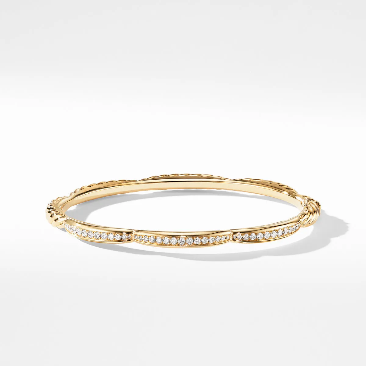 Tides Three Station Bracelet in 18K Yellow Gold with Diamonds