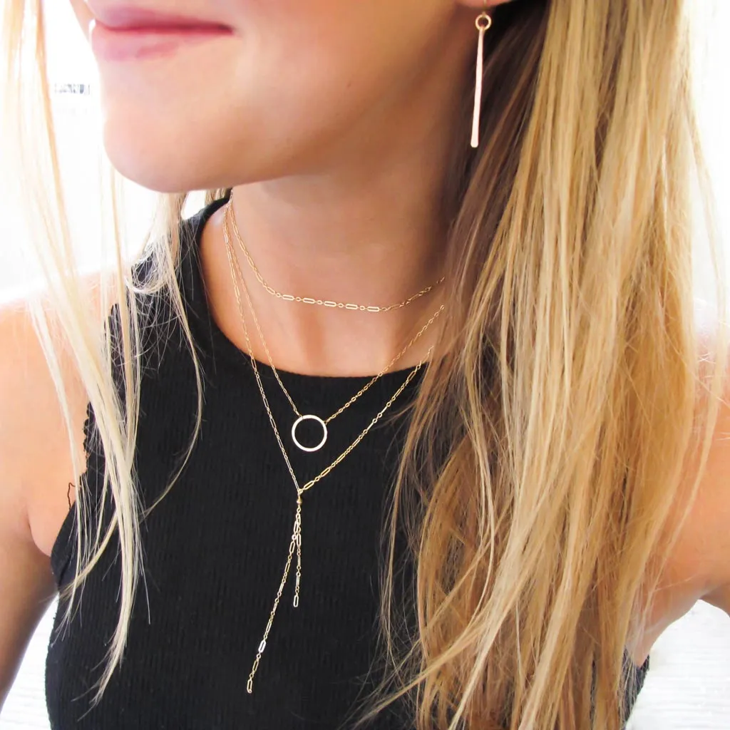 Tied Up Choker Wrap Necklace