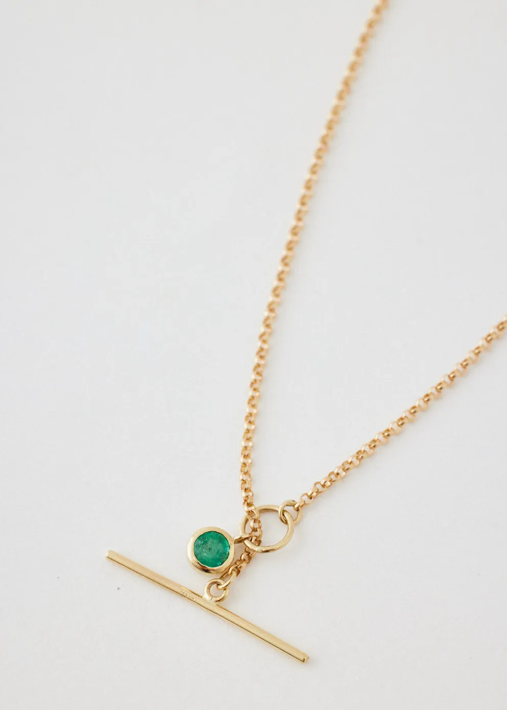 Toggle Gem Necklace