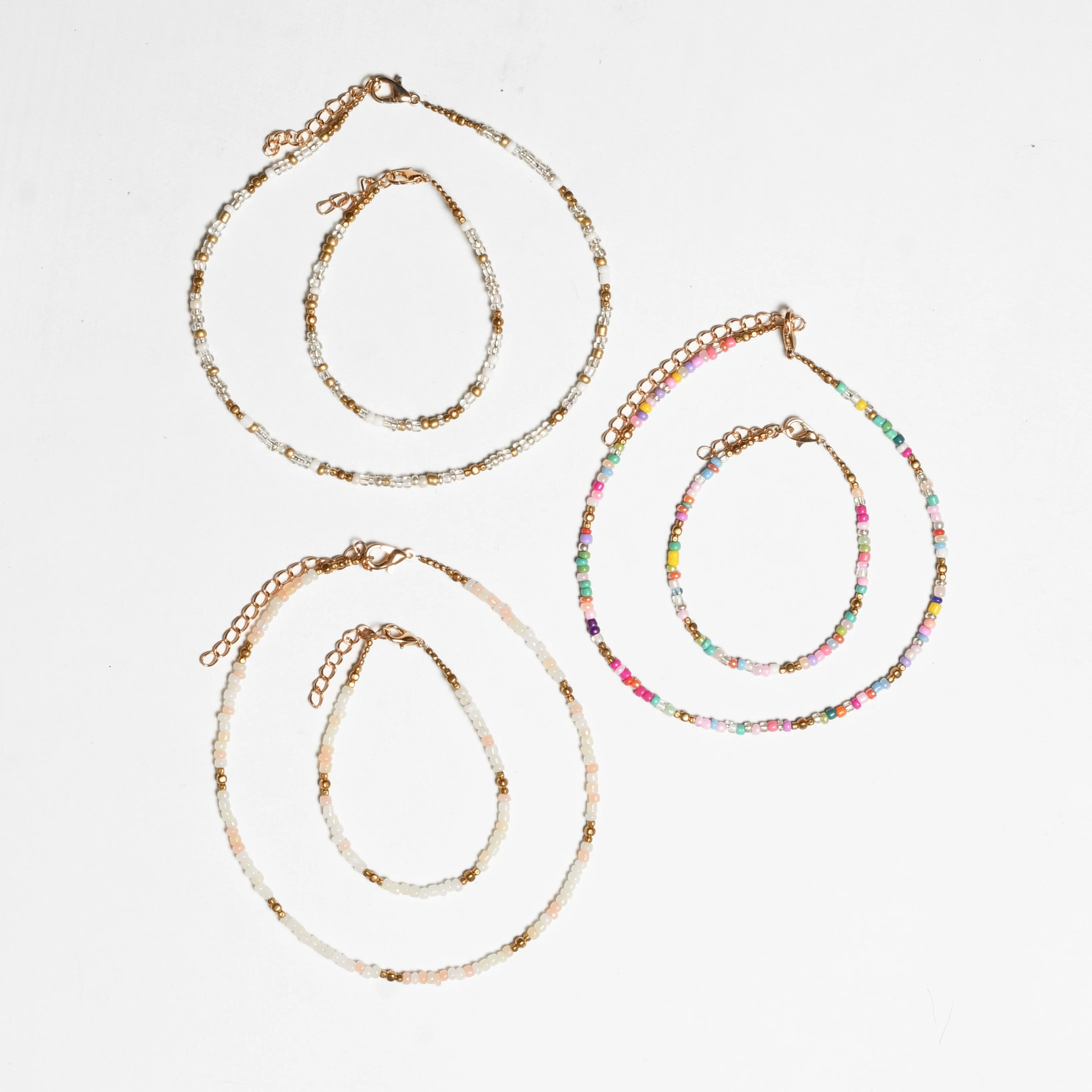 Veranda Beaded Choker and Bracelet Set - Thailand